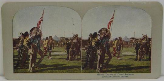 Ghost Dance of Crow Indians.