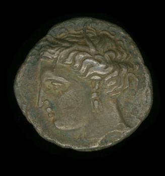 Tetrobol with Goddess on Obverse and Bull on Reverse