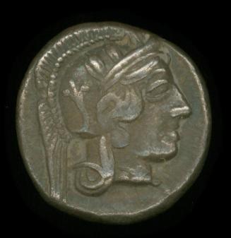 Drachm with Athena on Obverse and Owl on Reverse
