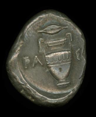 Stater with Boeotian Shield on Obverse and Volute Krater on Reverse