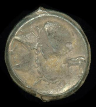 Stater with Pegasus on Obverse and helmed Athena with four-legged, cushioned seat on Reverse