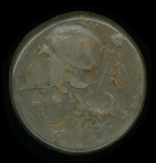 Stater with Pegasus on Obverse and helmed Athena with thyrsos on Reverse