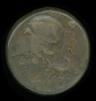 Stater with Pegasus on Obverse and helmed Athena with thyrsos on Reverse
