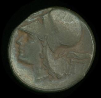 Stater with Pegasus on Obverse and Athena with four-legged cushioned seat on Reverse