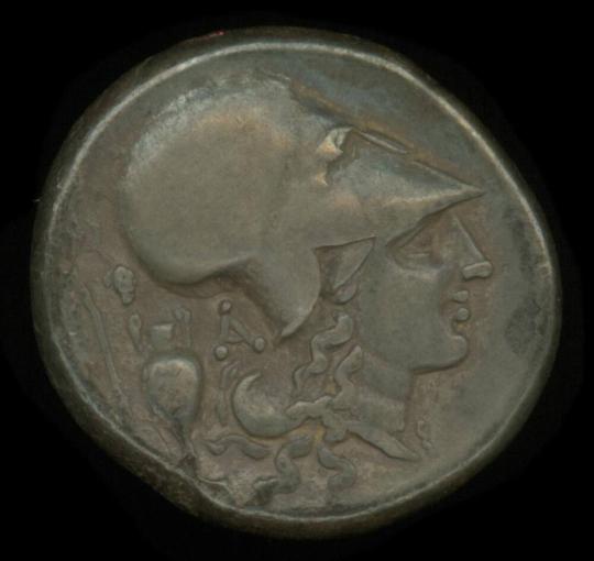 Stater with Pegasus on Obverse and Athena with Monogram & Amphora on Reverse