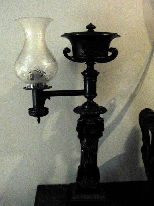 Argand Lamp (one of a pair)