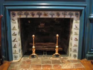 Set of 39 Fireplace or Wall Tiles