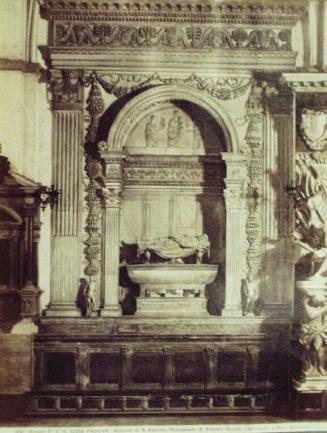 PADOVA - Basilica di S. Antonio. Monumento di Antonio Rocelli.  (Attribuito a Bart. Bellano?)
