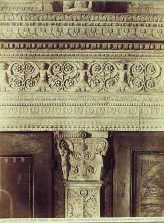 P.I.N. 12264  PADOVA  Basilica di S. Antonio.  Un dettaglio della decorazione di una parete della Sagrestia. (Bart. Belllano)