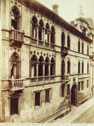 P.I.N. 12772  VICENZA  Palazzo da Schio, gia detto Casa Aurea o Ca d'Oro (Stile gotico, XV Secolo)