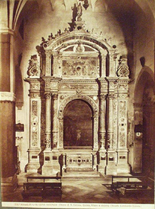 P.I.N. 12750  VICENZA Chiesa di S. Corona.  Quinto Altare a sinistra.  (Scuola Lombardo-Veneta)