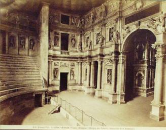 P.I.N.  12794  VICENZA - Teatro Olimpico.  (Disegno del Palladio, esecuzione di V. Scamozzi)