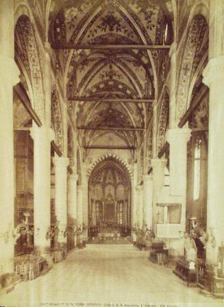 P.I.N. 12684  VERONA Chiesa di S. Anastasia  L'interno (XIII Secolo)