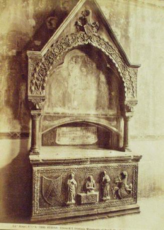 P.I.N.  12690  VERONA  Chiesa di S. Anastasia.  Monumento ad Angelo Marsioio Lavagnoli.  (1480)