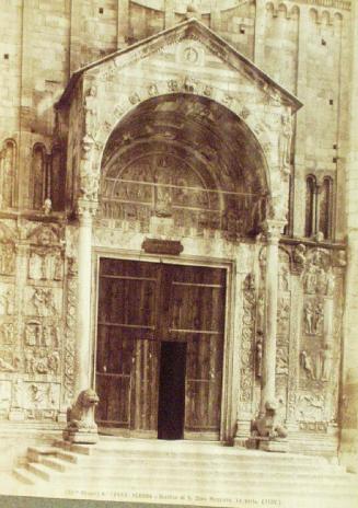 N. 12663  VERONA - Basilica di S. Zeno Maggiore.  La porta.  (1139)