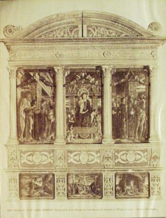 P.2.N. 13464   VERONA-Chiesa di S. Zeno Maggiore. Ancona con la Vergine e il Figlio in trono.  (Andrea Mantegna)