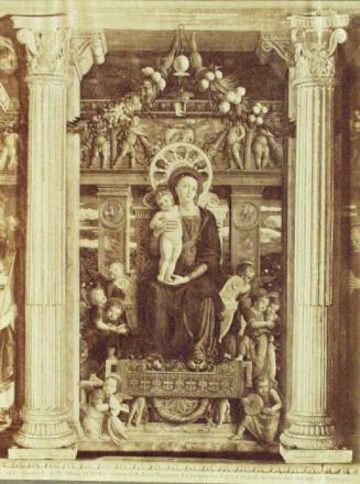 P.2.N. 13542. VERONA-Chiesa di S.Zeno Maggiore. La Vergine col Figlio e Angiol, dettaglio del'Ancona. (A.Mantegna.)