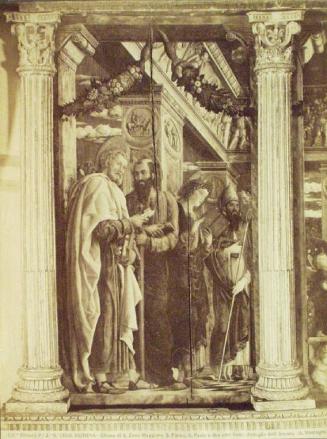 P.2.N. 13541 VERONA-Chiesa di S.Zeno Maggiore.  S.Pietro, S.Paolo e due altri Santi, dettaglio dell'Ancona. (A.Mantegna.)