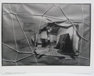 Christo in his New York Studio