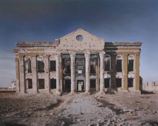 A government building close to the former Presidential palace at Darulaman, destroyed in fighting between Rabbani and the Hazaras in the early 1990's