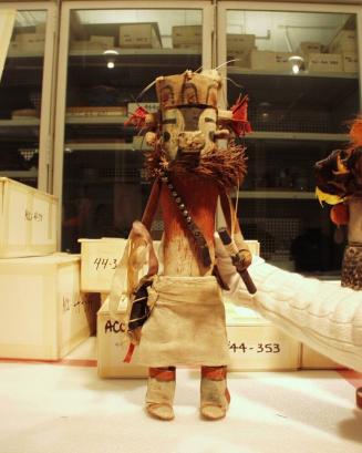 Wakas or Wakashi Kachina Figure