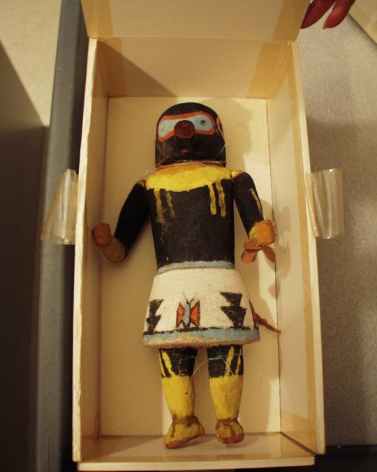 Black Sipikne Kachina Figure