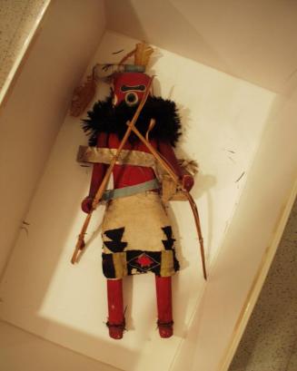 Salimopia Shelow'ona (Red Salimopia, Warrior of the South) Kachina Figure