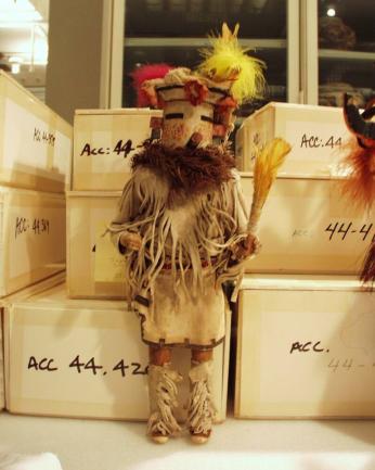 Cow Dance Leader Kachina Figure