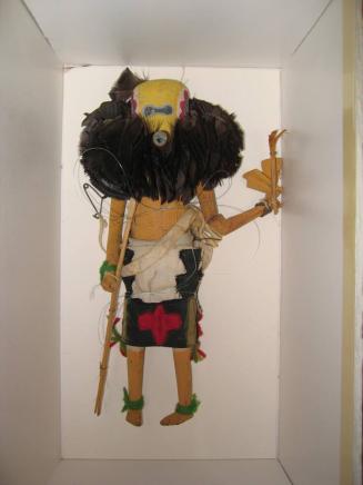 Salimopia Thluptsin'ona, Yellow Warrior of the North Kachina Figure