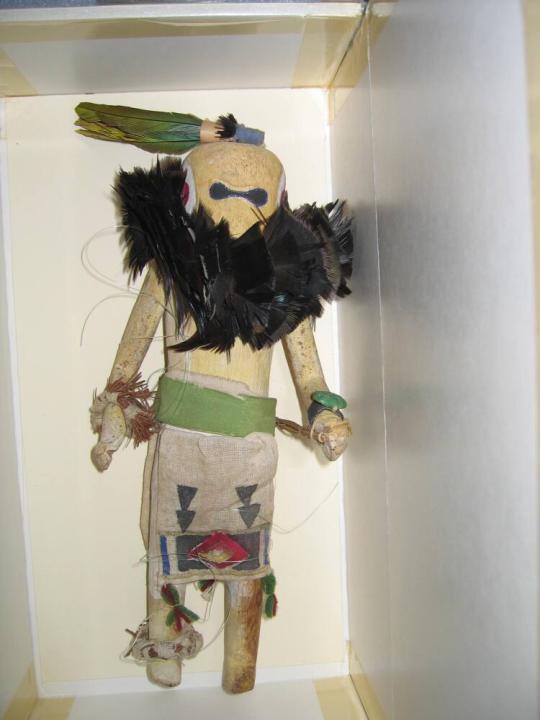 Salimopia Thluptsin'ona (Yellow Salimopia, Warrior of the North) Kachina Figure