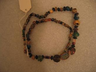Single Strand Necklace of Glass Beads
