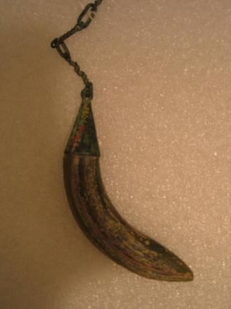Pendant in the Shape of Wild Boar Tusks from a Necklace