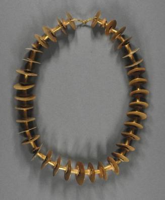 Disk and Tube Necklace