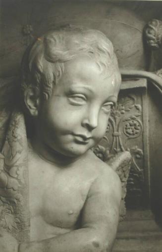Putto as the Head of the Bier, The Tomb by Antonio Rossellino for the Cardinal of Portugal, San Miniato, Florence