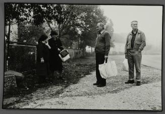 Early in the Morning Neighbors Quarrel about the War