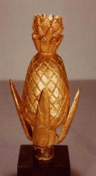Linguist Staff Finial Representing a Pineapple