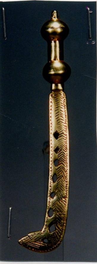 Ornament (form of a miniature sword)