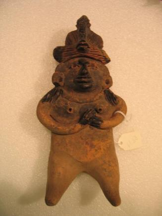 Figure with Chapopte, Serpent Headdress