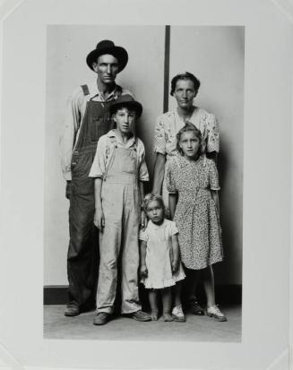 Family Group: Norris and Fanny Massey, with Roland, Pearly Ann, and Naomi