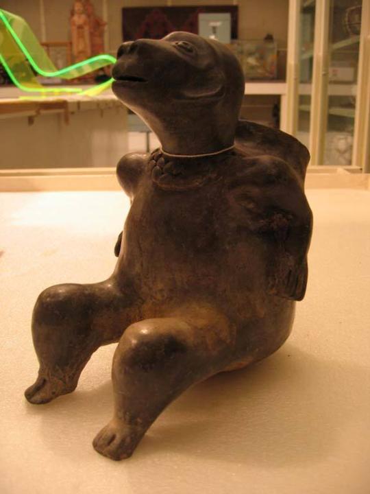 Monkey Effigy Vessel