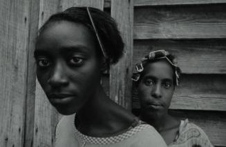 Two Tobacco Workers Against Barn