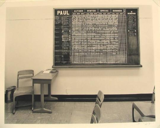 South Main Baptist Church, Adult Sunday School Attendance Chart, Houston, Texas