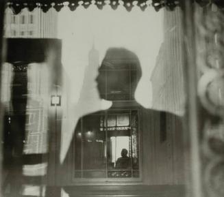 Self-Portrait, 42nd Street El Station looking towards “Tudor City”