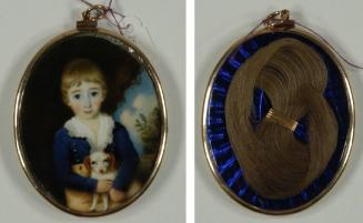 front and back of miniature