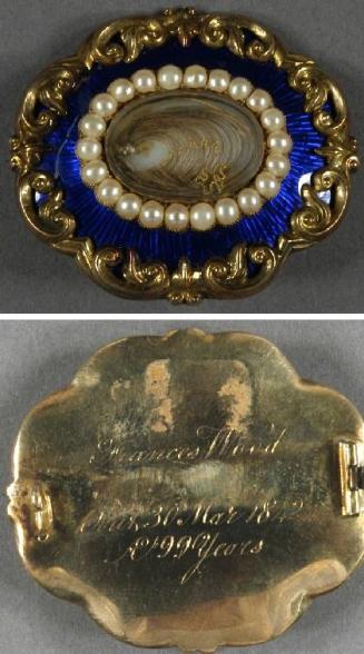 front and back of brooch
