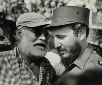 Untitled (Ernest Hemingway y Fidel Castro)