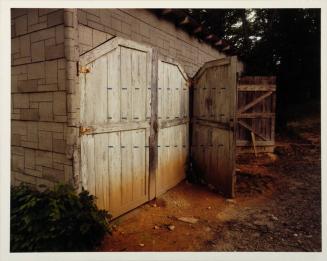 Shed with Blue Dotted Lines, Penland, N. C.