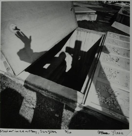 Shadow in Cemetery, San Juan