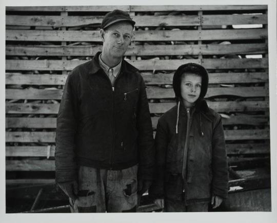 Mr. Anderson and Son, Near Sandstone, Minnesota