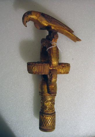 Linguist Staff Finial Representing a Perched Bird